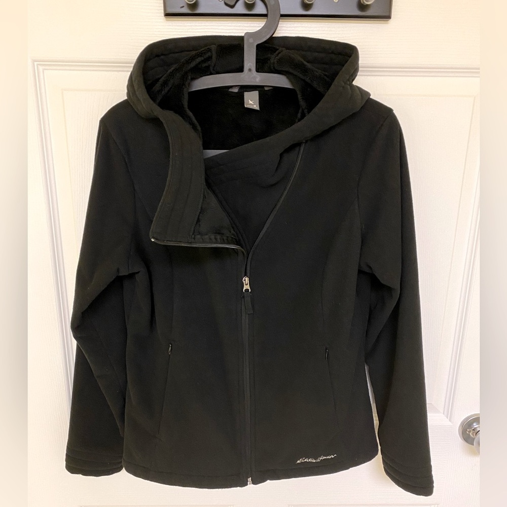 Eddie Bauer Women’s Hooded Fleece Full Zip Jacket